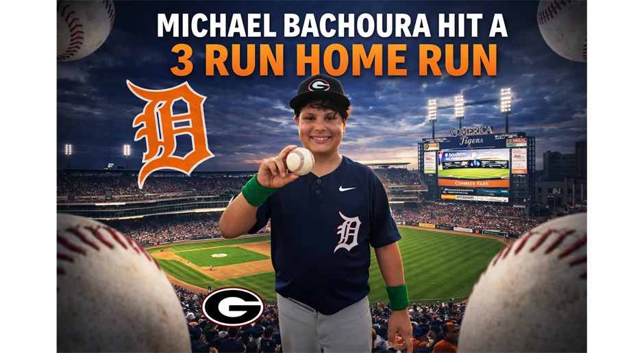 Michael Bachoura 3 run homer!